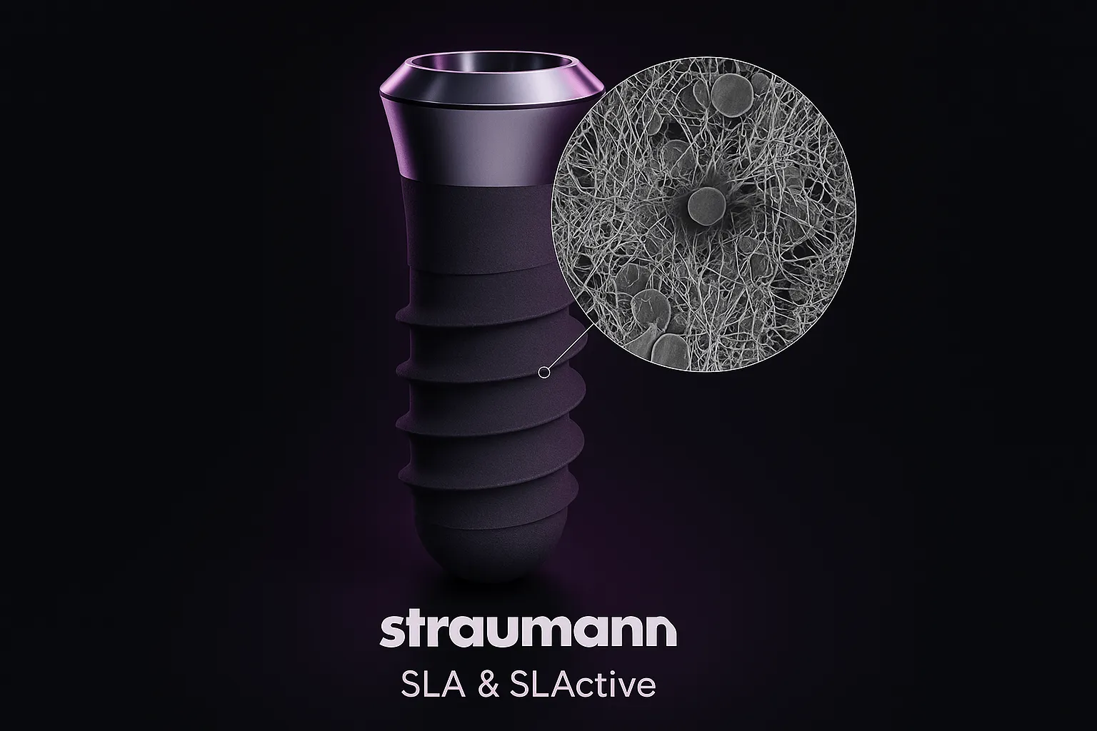 تکنولوژی سطحی SLA و SLActive (شتاب‌دهنده‌های درمان)