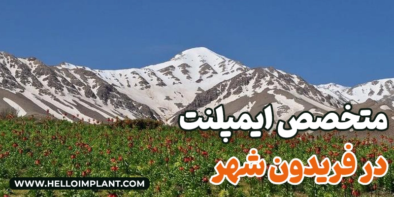 بهترین متخصص کاشت ایمپلنت در فریدون شهر دندانپزشک در فریدون شهر